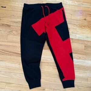 Polo by Ralph Lauren Black and Red Men’s Sweatpants